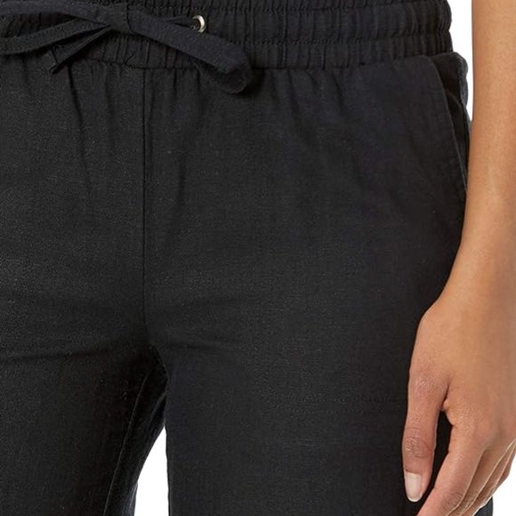 Black Linen Pants Size Small - Picture 5 of 6